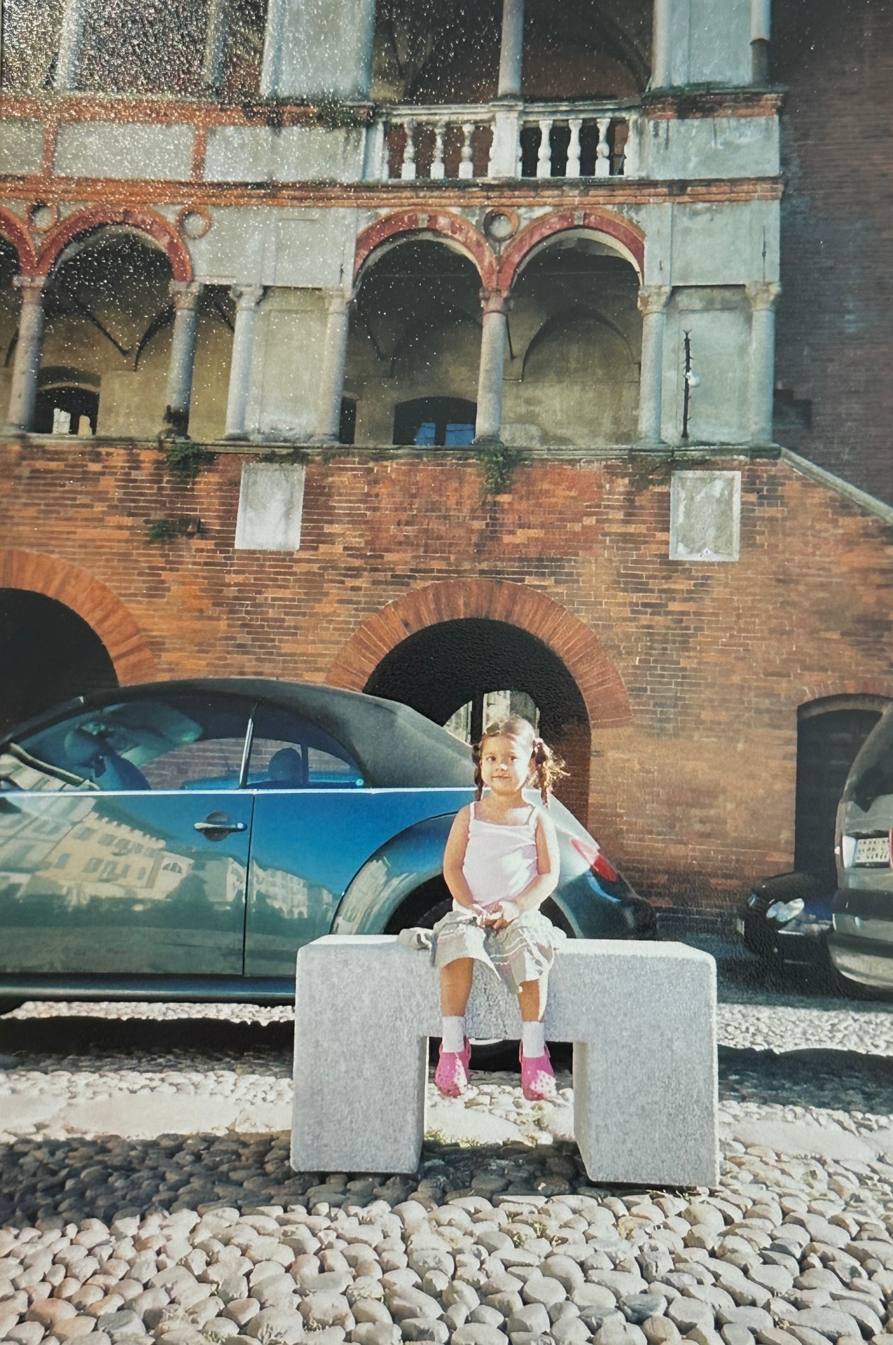 Childhood photo in Italy
