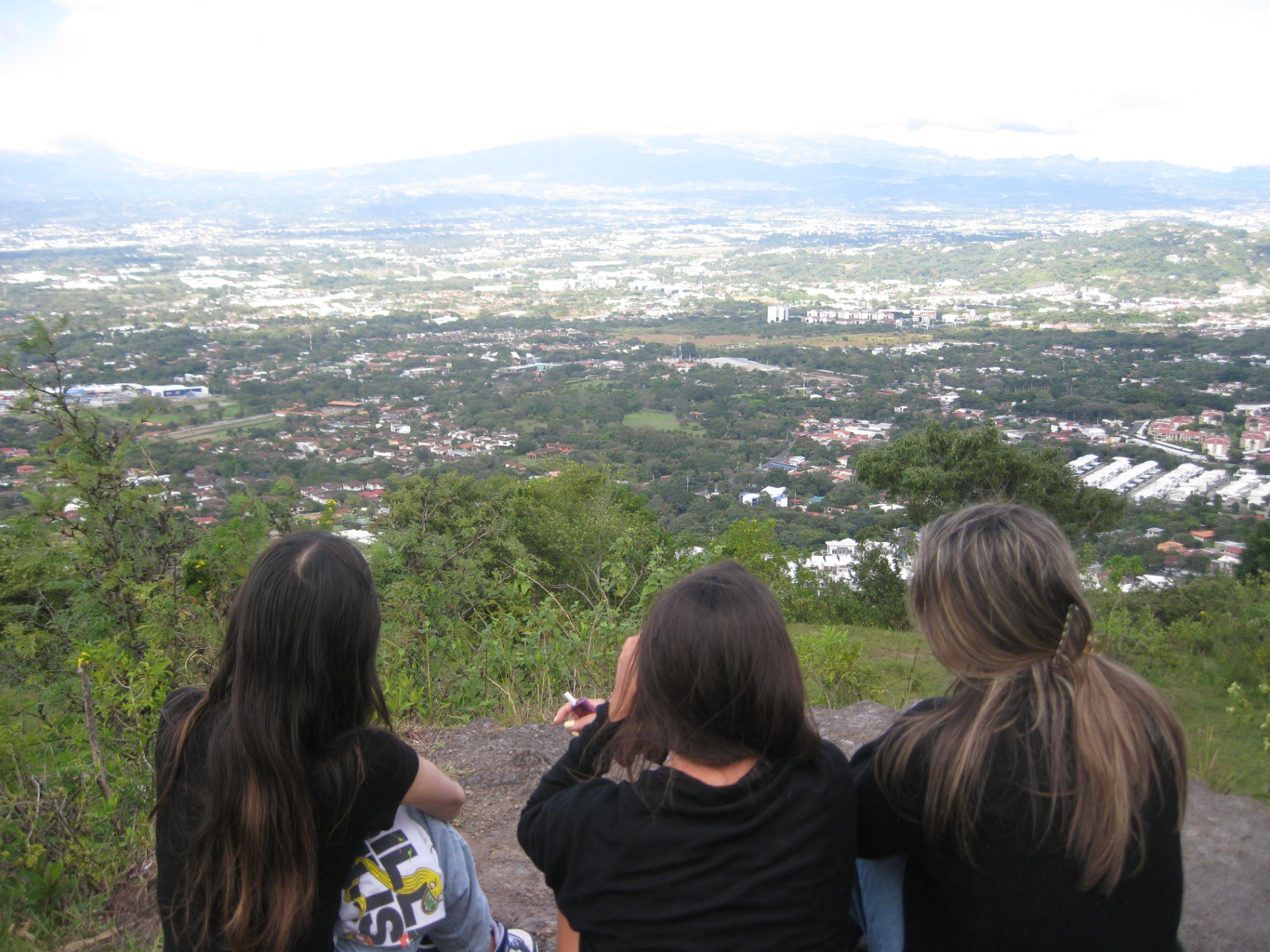Friends overlooking the Central Valley